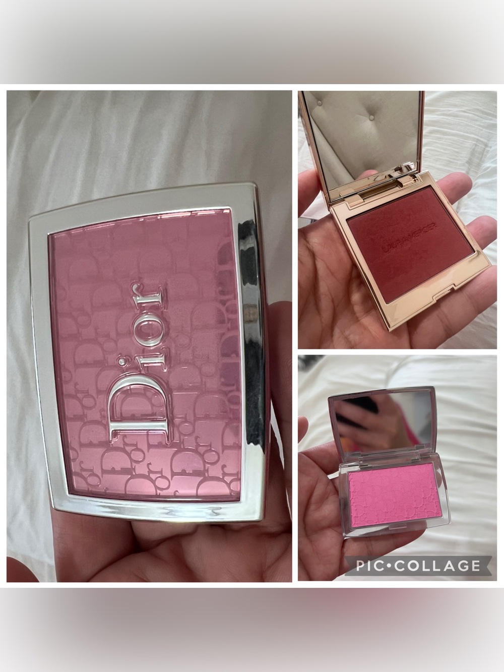 Bundle Dior Backstage Rosy Glow Blush Laura mercier Color Infusion very berry